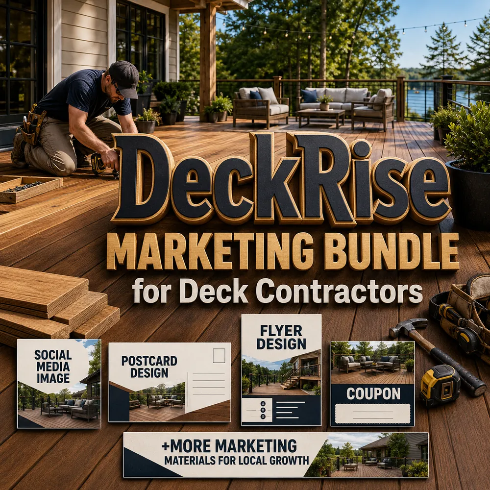 DeckRise Marketing Bundle for Deck Contractors
